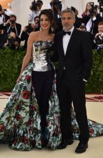 AMAL CLOONEY at MET Gala 2018 in New York 05/07/2018