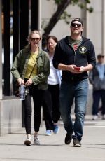 AMANDA SEYFRIED and Thomas Sadoski Out in New York 05/07/2018