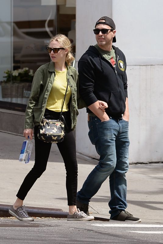 AMANDA SEYFRIED and Thomas Sadoski Out in New York 05/07/2018