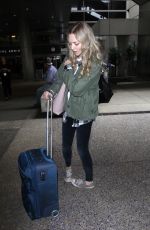 AMANDA SEYFRIED at LAX Airport in Los Angeles 05/11/2018