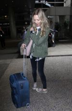 AMANDA SEYFRIED at LAX Airport in Los Angeles 05/11/2018