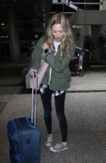 AMANDA SEYFRIED at LAX Airport in Los Angeles 05/11/2018