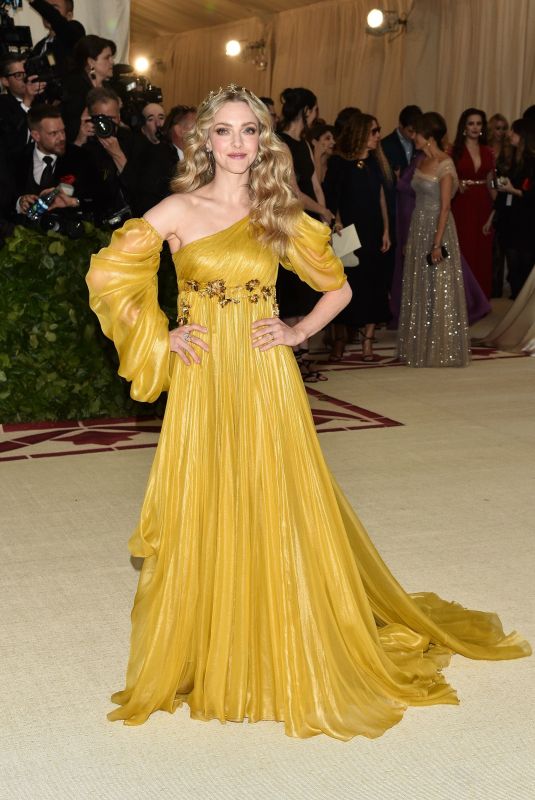 AMANDA SEYFRIED at MET Gala 2018 in New York 05/07/2018