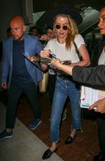 AMBER HEARD Arrives at Nice Airport 05/09/2018