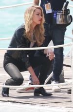 AMBER HEARD at a Film Set in Cannes 05/12/2018