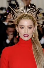 AMBER HEARD at MET Gala 2018 in New York 05/07/2018