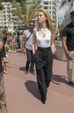 AMBER HEARD Out and About in Cannes 05/10/2018
