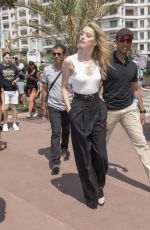 AMBER HEARD Out and About in Cannes 05/10/2018
