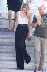 AMBER HEARD Out and About in Cannes 05/10/2018
