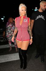 AMBER ROSE at Argyle Club in Hollywood 04/30/2018