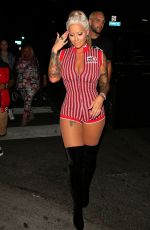 AMBER ROSE at Argyle Club in Hollywood 04/30/2018