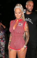 AMBER ROSE at Argyle Club in Hollywood 04/30/2018