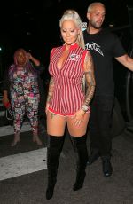 AMBER ROSE at Argyle Club in Hollywood 04/30/2018