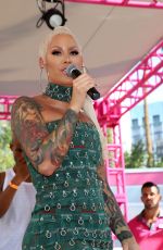 AMBER ROSE Hosts Memorial Day Weekend Go Pool Dayclub in Las Vegas 05/26/2018