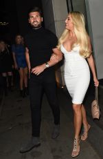 AMBER TURNER Leaves Nobu in London 05/11/2018