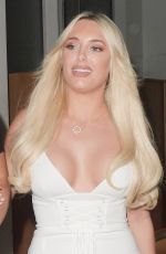 AMBER TURNER Leaves Nobu in London 05/11/2018