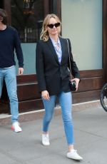 AMBER VALLETTA Leaves Greenwich Hotel in New York 05/09/2018
