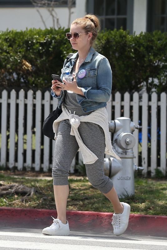 AMY ADAMS Out in West Hollywood 05/04/2018