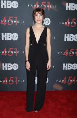 AMY LOUISE WILSON at Fahrenheit 451 Premiere in New York 05/08/2018