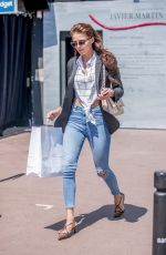 ANNA ANDRES Leaves Hotel Martinez in Cannes 05/16/2018