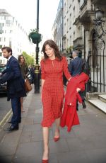 ANNA FRIEL Out and About in London 05/01/2018