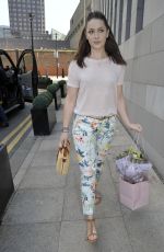 ANNA PASSEY Arrives Jennifer Metcalfes Baby Christening in Liverpool 05/20/2018
