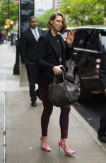 ANNA TORV Leaves Her Hotel in New York 05/19/2018