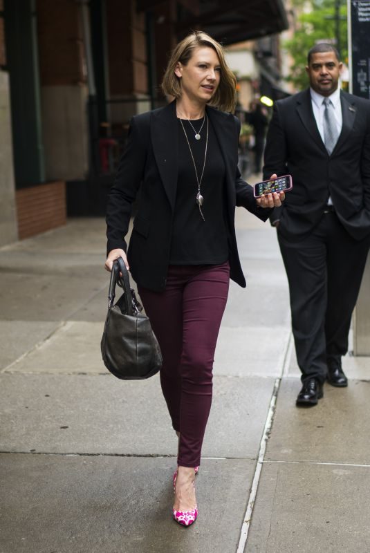 ANNA TORV Leaves Her Hotel in New York 05/19/2018