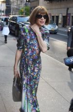ANNA WINTOUR Arrives at Late Show with Stephen Colbert in New York 05/09/2018