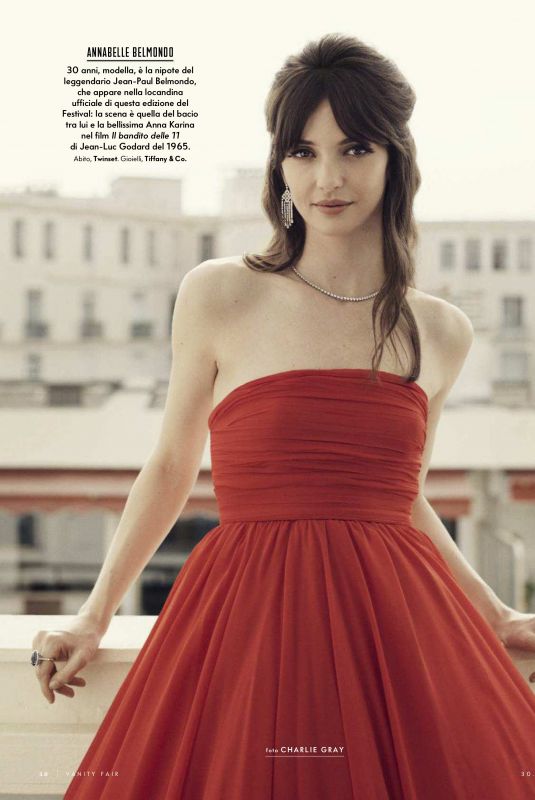 ANNABELLE BELMONDO in Vanity Fair Magazine, Italy May 2018