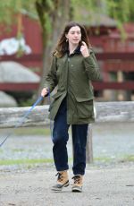 ANNE HATHAWAY at a Farm Stand in Easton 05/13/2018