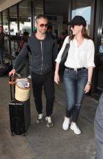 ANNE HATHAWAY at Los Angeles International Airport 05/15/2018