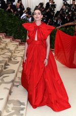 ANNE HATHAWAY at MET Gala 2018 in New York 05/07/2018
