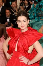 ANNE HATHAWAY at MET Gala 2018 in New York 05/07/2018