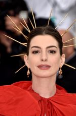ANNE HATHAWAY at MET Gala 2018 in New York 05/07/2018