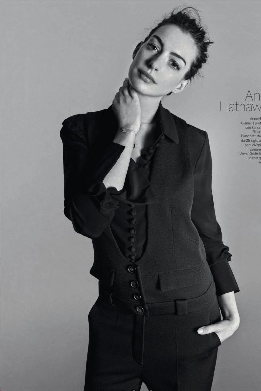 ANNE HATHAWAY in Gioia! Magazine, June 2018