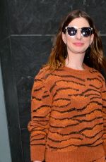 ANNE HATHAWAY Out for Dinner in New York 