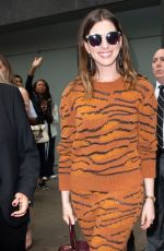 ANNE HATHAWAY Out for Dinner in New York 