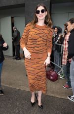 ANNE HATHAWAY Out for Dinner in New York 