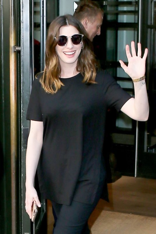 ANNE HATHAWAY Out in New York 05/24/2018
