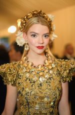 ANYA TAYLOR-JOY at MET Gala 2018 in New York 05/07/2018