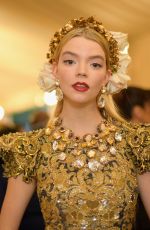 ANYA TAYLOR-JOY at MET Gala 2018 in New York 05/07/2018