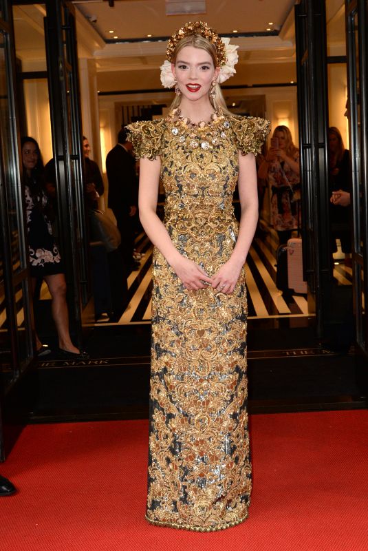 ANYA TAYLOR-JOY at MET Gala 2018 in New York 05/07/2018