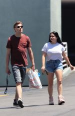 ARIEL WINTER and Levi Meaden Leaves Petco in Los Angeles 05/10/2018