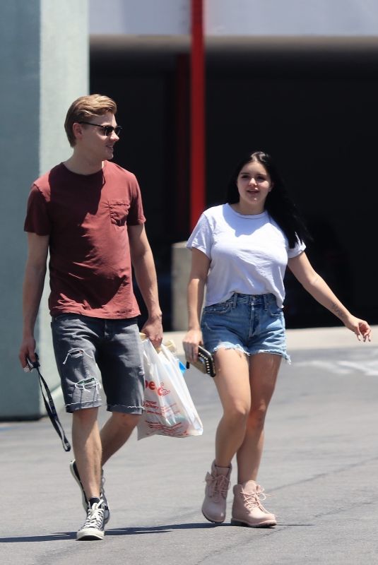 ARIEL WINTER and Levi Meaden Leaves Petco in Los Angeles 05/10/2018