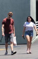 ARIEL WINTER and Levi Meaden Leaves Petco in Los Angeles 05/10/2018