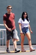 ARIEL WINTER and Levi Meaden Leaves Petco in Los Angeles 05/10/2018