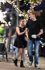 ARIEL WINTER and Levi Meaden Out for Dinner at Vitello