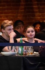 ARIEL WINTER and Levi Meaden Out for Dinner at Vitello
