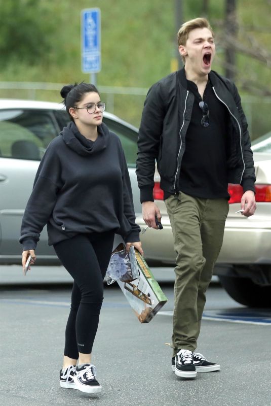 ARIEL WINTER and Levi Meaden Shopping at Urban Outfitters in Studio City 05/02/2018